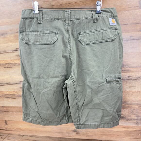 Carhartt Shorts Men's 34 Pockets Chino Outdoors Workwear Relaxed Fit - Picture 7 of 7